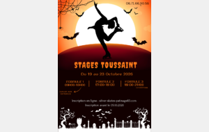 STAGE DE LA TOUSSAINT 2026