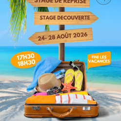 STAGE DE REPRISE - AOÛT 26